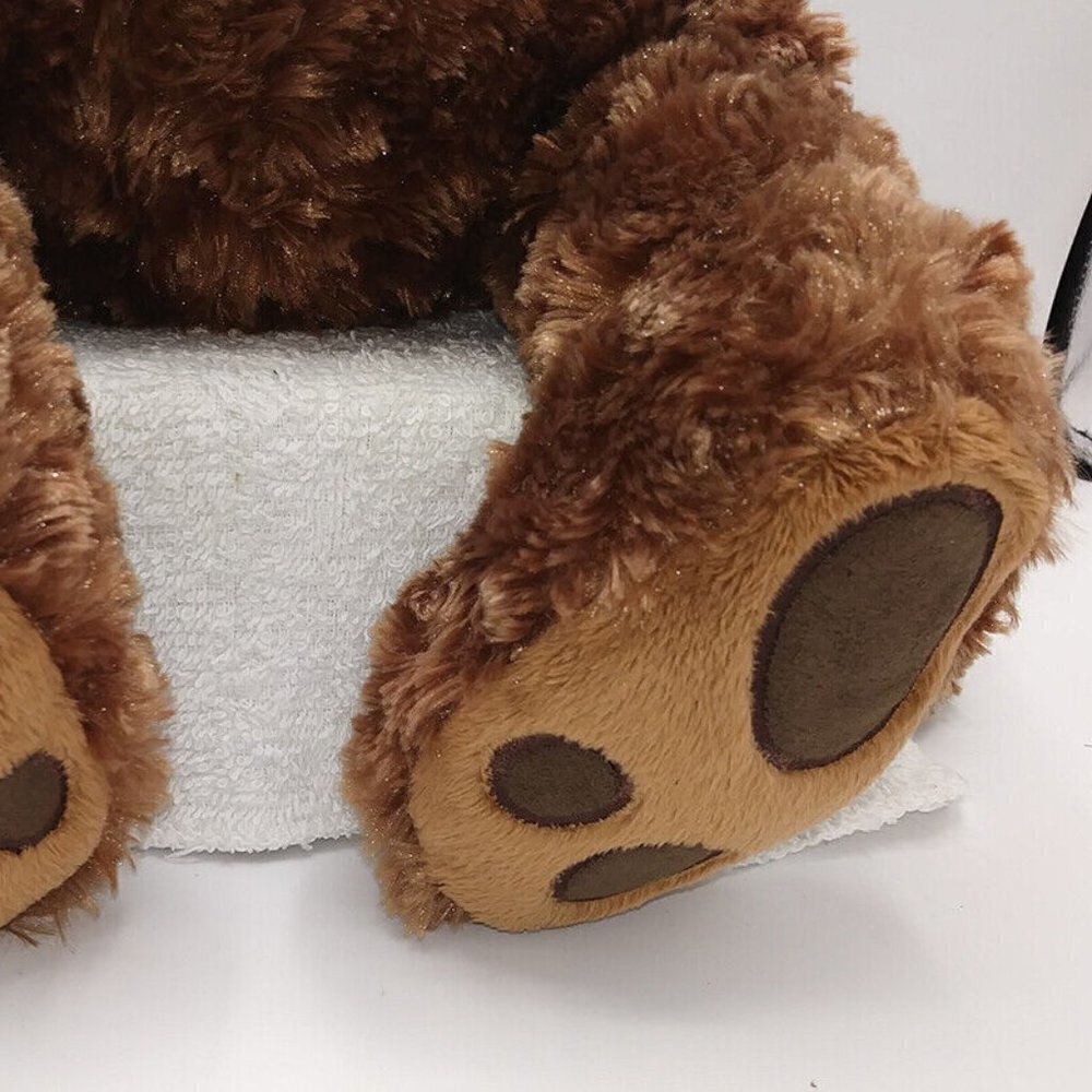 GUND Philbin Teddy Bear Chocolate Brown 18" Plush Stuffed Animal 320047 Paw Pads - Picture 12 of 15